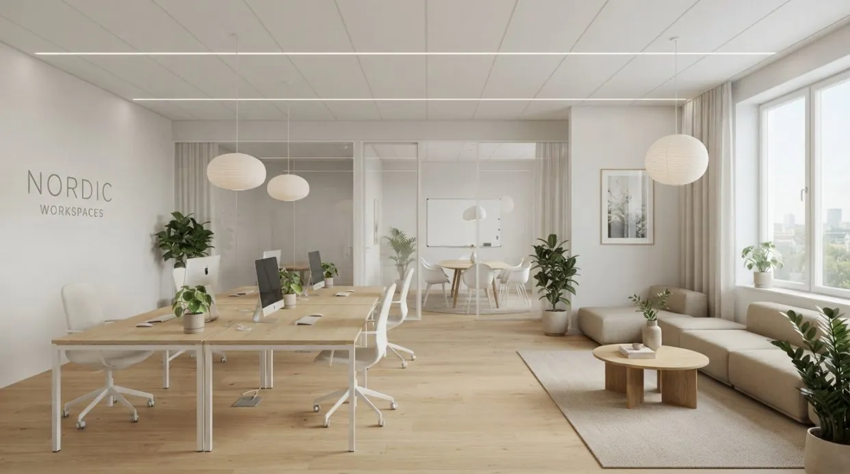 İstanbul Şişli'de minimalist ofis iç mimari tasarımı