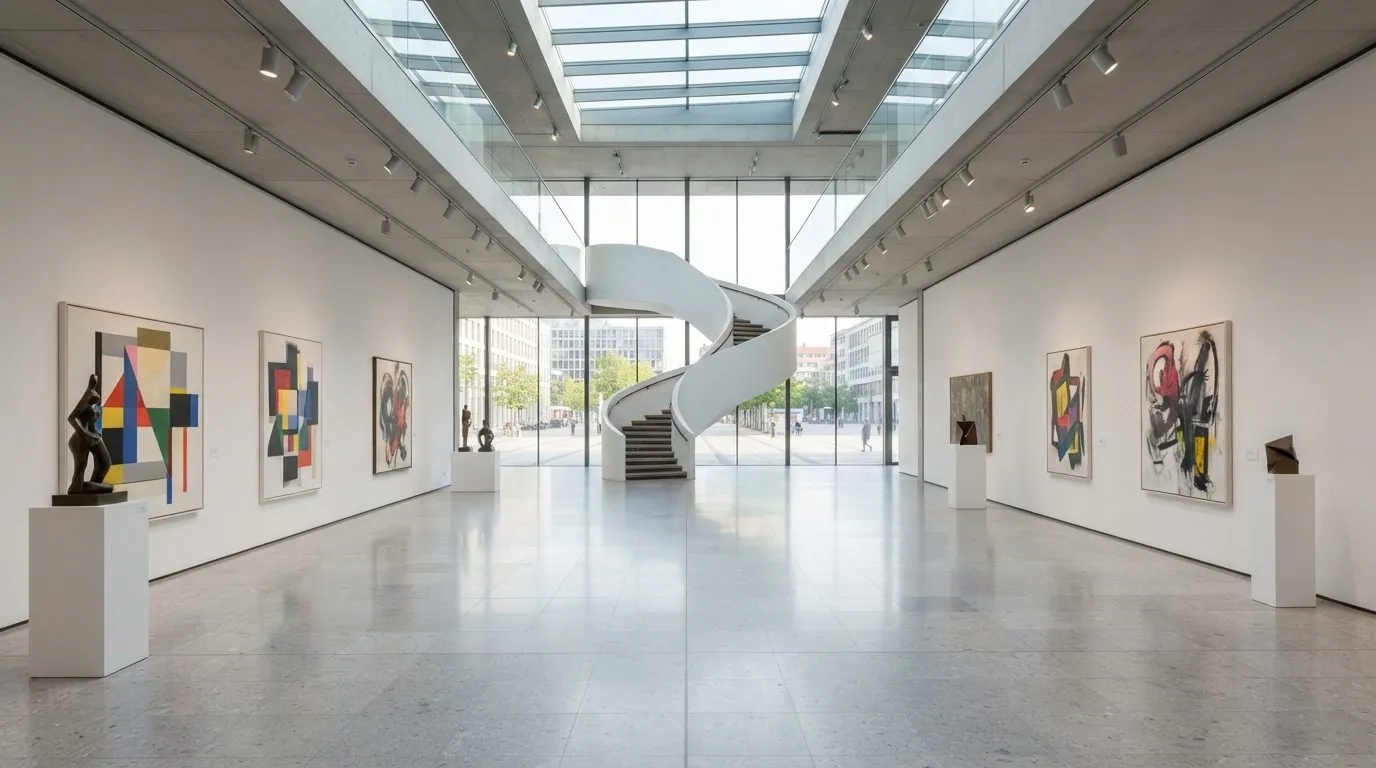 Sivas Kültür Merkezi galeri ve sergi alanı mimari tasarımı